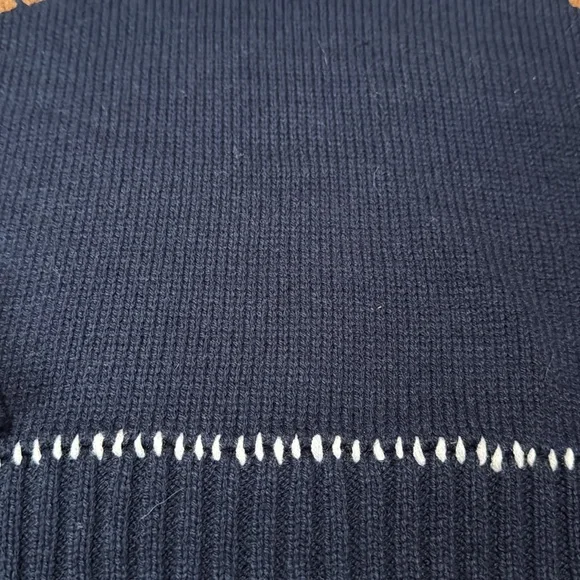 Jessica Simpson Navy 'Game Day' Sweater size Medium - Picture 3 of 6